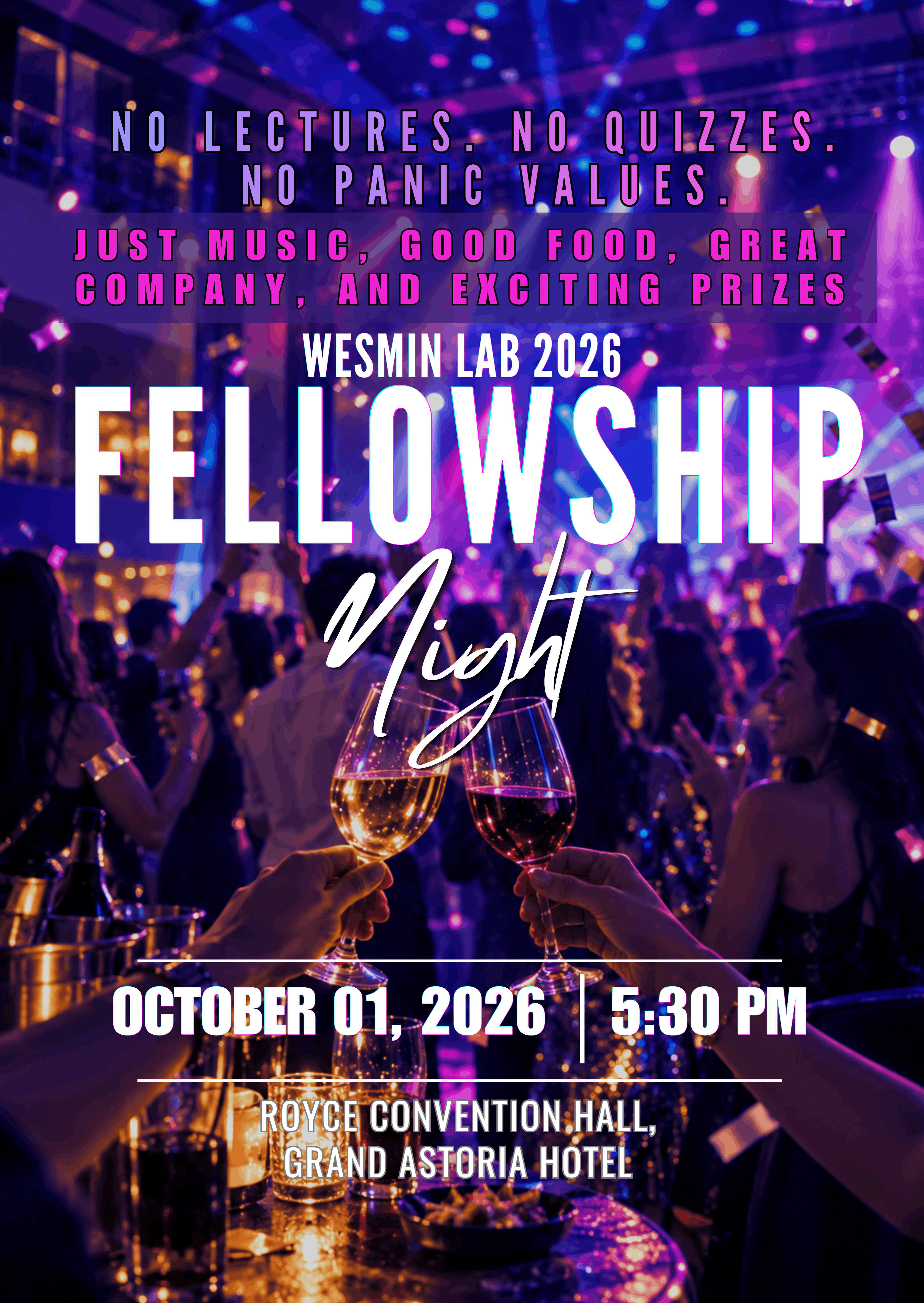 Fellowship Night Event Invitation