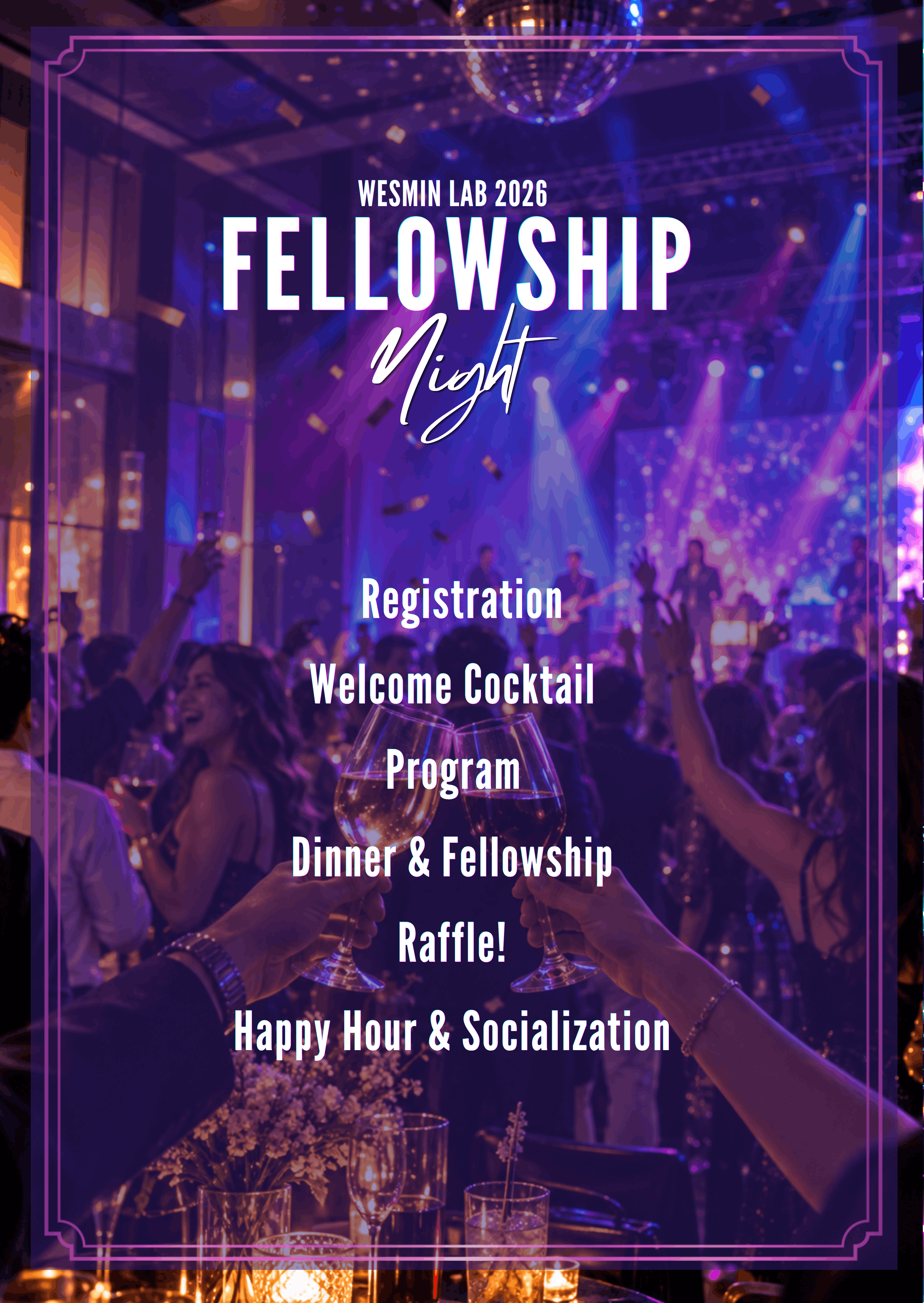Fellowship Night Program of Activities